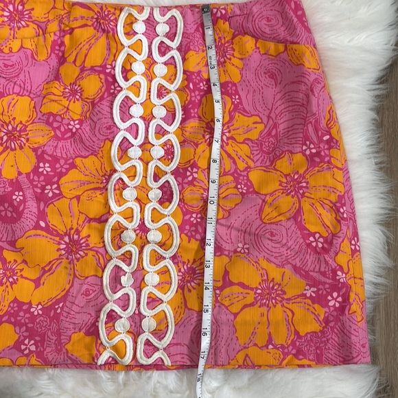 Lilly Pulitzer Vintage Originals Two Ton Bouquet Roslyn Skirt Size 4 - Picture 11 of 12